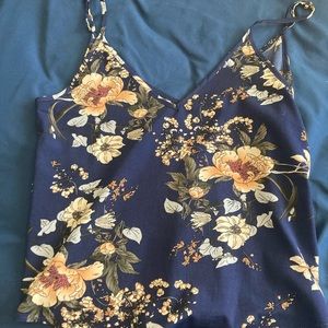 Floral Shein tank top